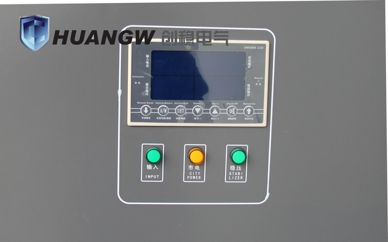 激光切割穩壓器采用電子智能顯示屏，精準已讀懂